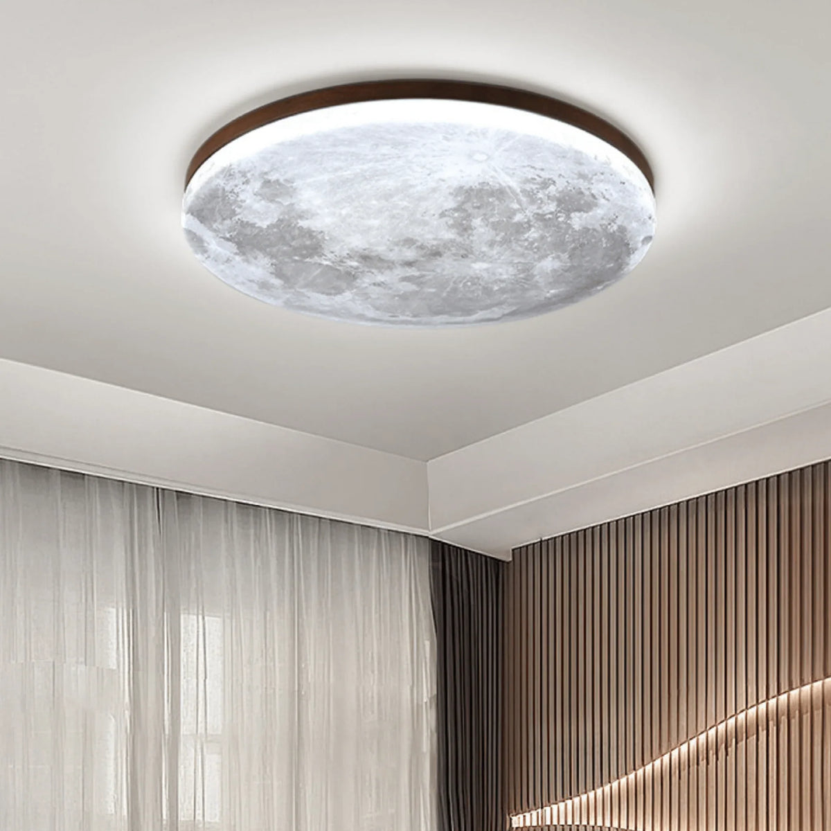 LED Ceiling Light Dimmable Three-Color Moonlight