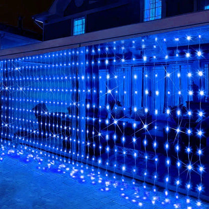 LED Curtain Lights USB Type-C Powered 8 Light Modes
