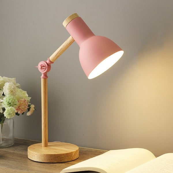 LED Desk Lamp Adjustable Arm Rotating Head Touch Dimmer