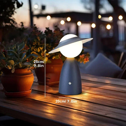 LED Desk Lamp Battery-Powered Touch Control & Wireless Charging