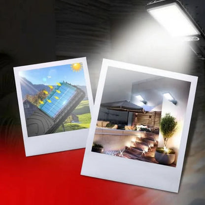 LED Floodlight Solar-Powered Motion-Activated Waterproof