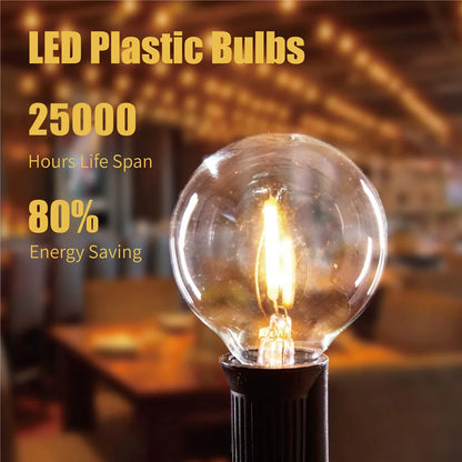 LED Globe Bulb 12V 24V DC Warm White 1W Low Power