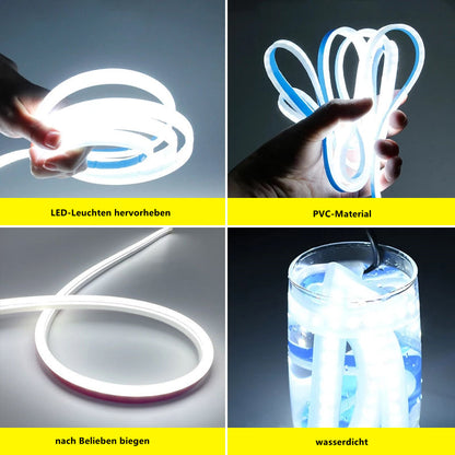 LED Headlight Strip 12V Super-Bright Waterproof