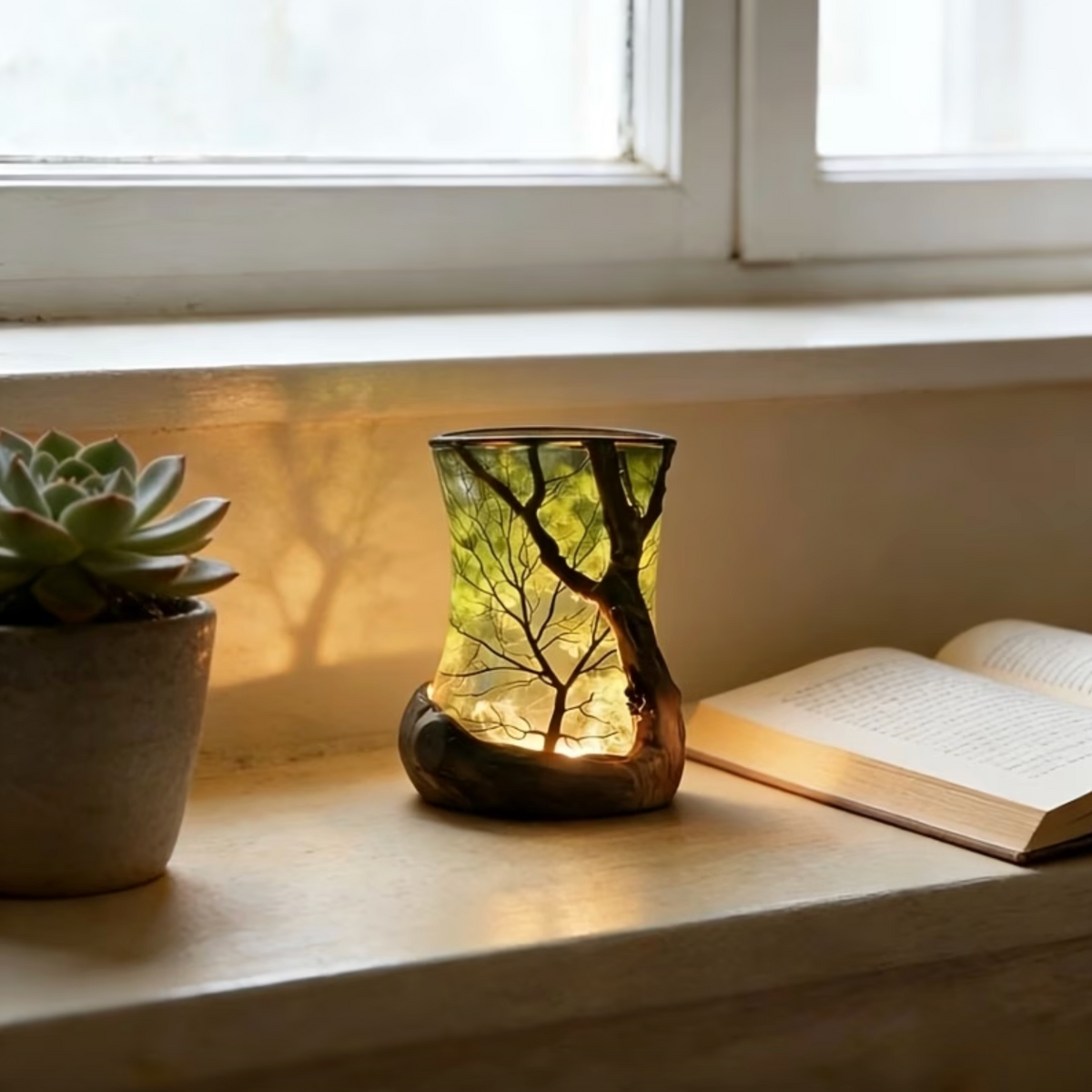 LED Night Light Forest Shadow Projection Battery Operated