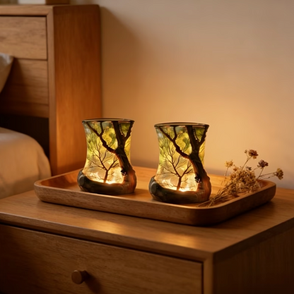 LED Night Light Forest Shadow Projection Battery Operated