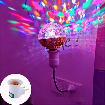 LED Party Light Multicolor Projection & Motion E27 Socket