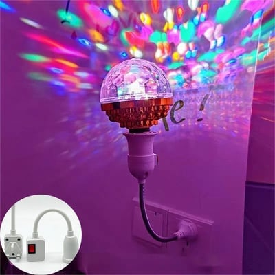 LED Party Light Multicolor Projection & Motion E27 Socket