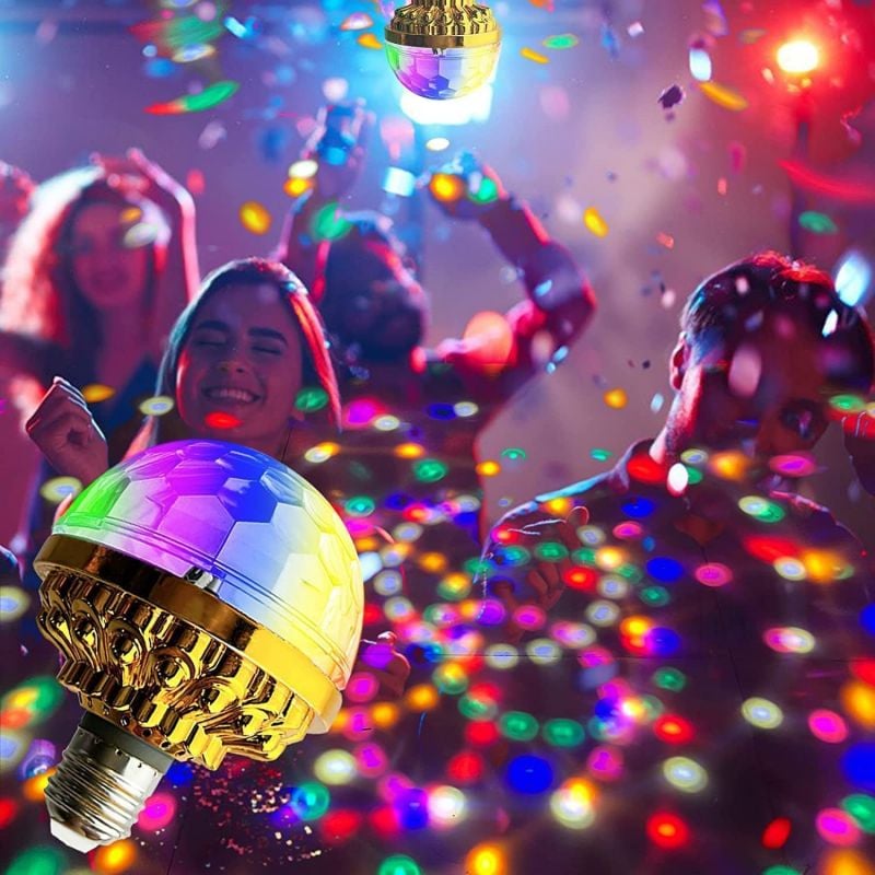 LED Party Light Multicolor Projection & Motion E27 Socket