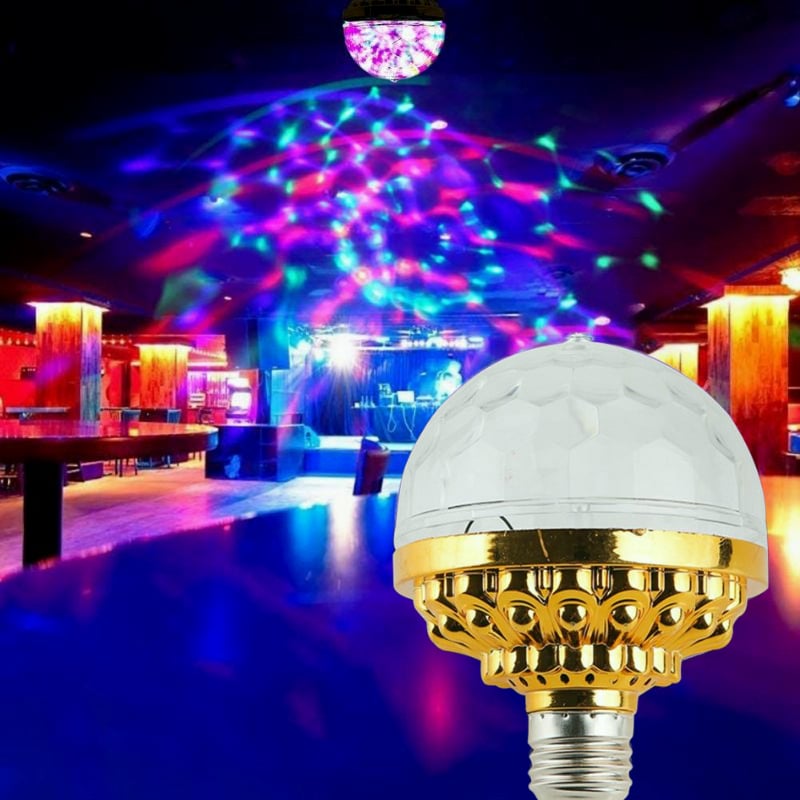 LED Party Light Multicolor Projection & Motion E27 Socket