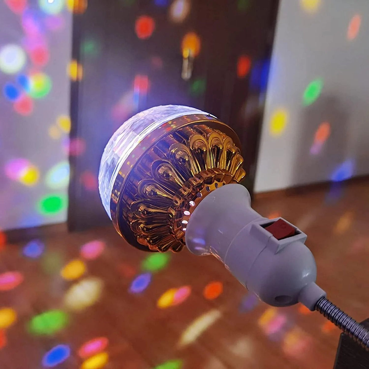 LED Party Light Multicolor Projection & Motion E27 Socket