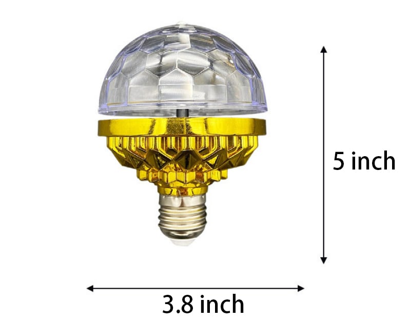 LED Party Light Multicolor Projection & Motion E27 Socket