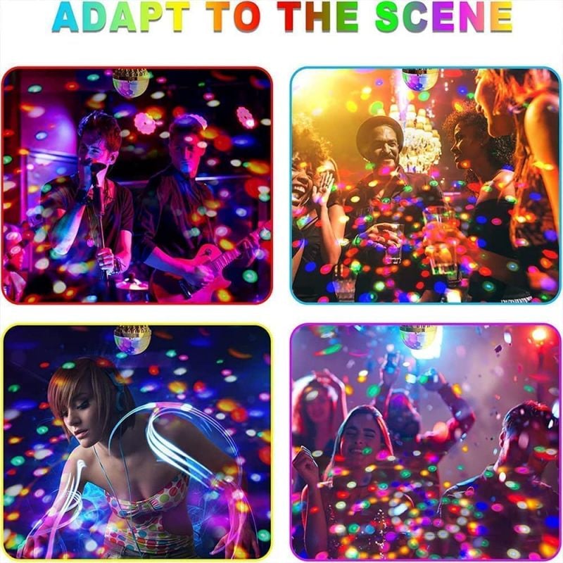 LED Party Light Multicolor Projection & Motion E27 Socket