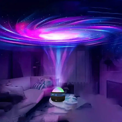 LED Projector Night Light Aurora & Water Wave USB-Powered