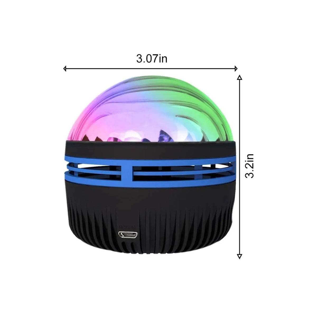 LED Projector Night Light Aurora & Water Wave USB-Powered