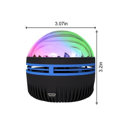LED Projector Night Light Aurora & Water Wave USB-Powered