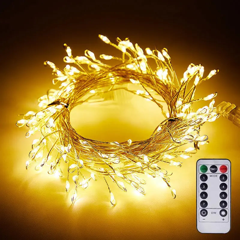 LED String Lights Copper Wire USB Powered & Remote Control