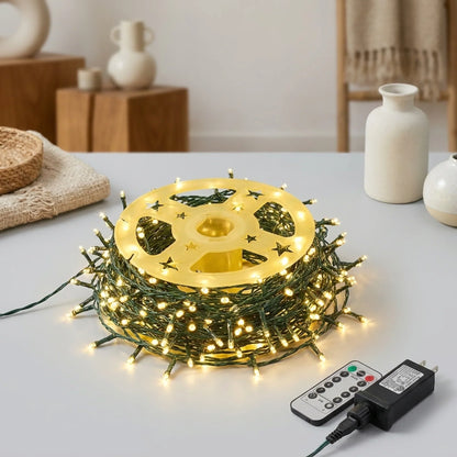 LED String Lights Firework Effect Remote & Timer