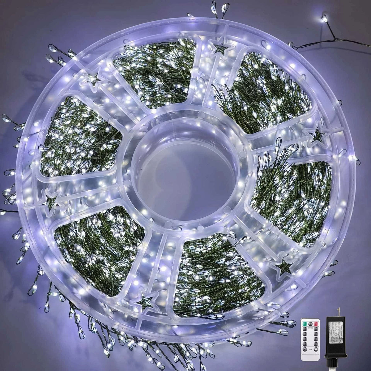 LED String Lights Firework Effect Remote & Timer