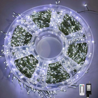 LED String Lights Firework Effect Remote & Timer
