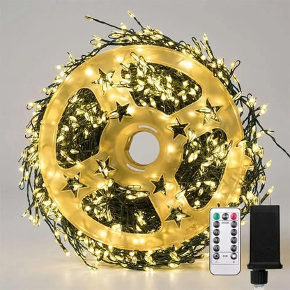 LED String Lights Firework Effect Remote & Timer
