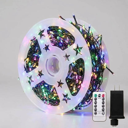 LED String Lights Firework Effect Remote & Timer