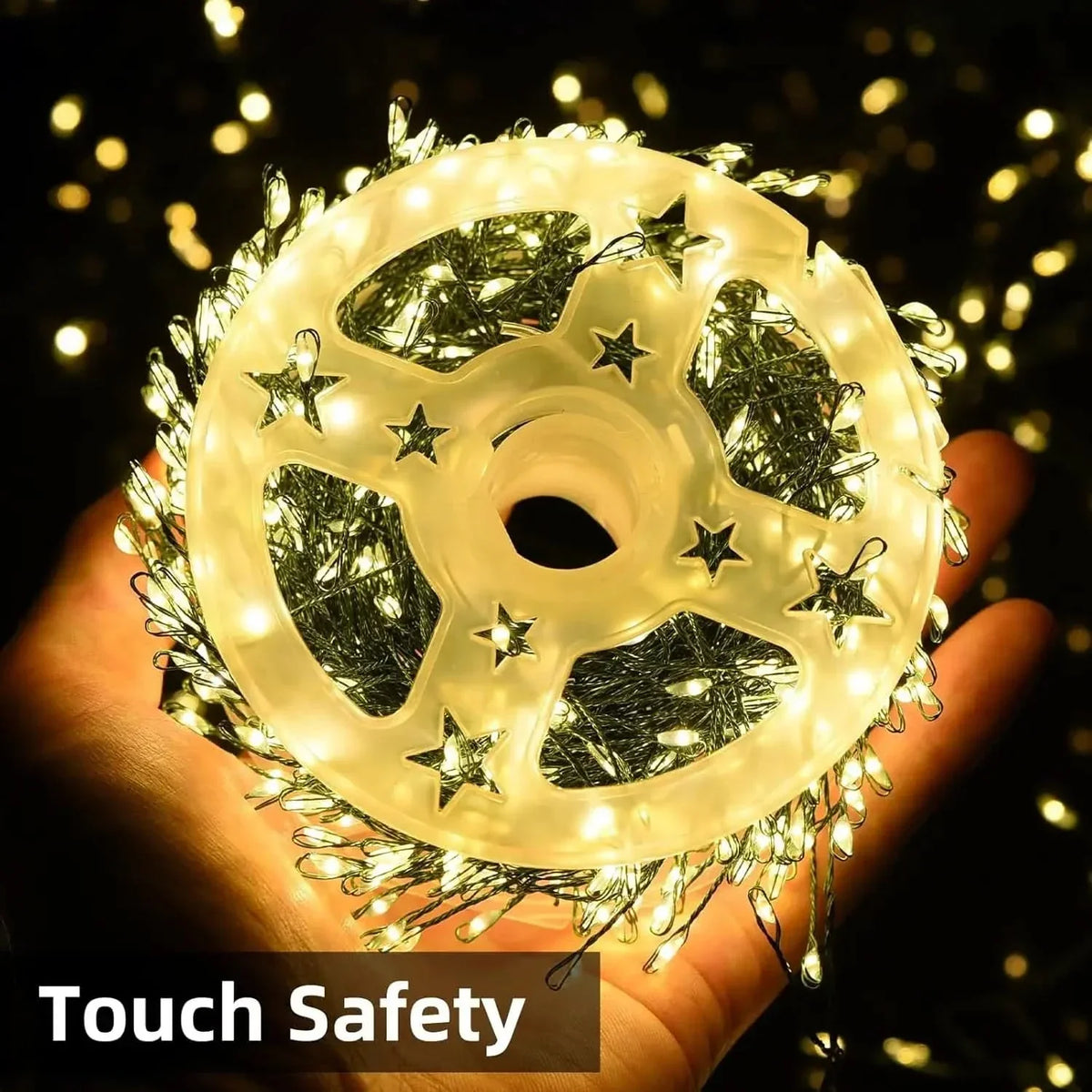 LED String Lights Firework Effect Remote & Timer