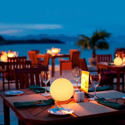 LED Table Lamp 16-Color 10-Hour Battery Remote & USB Rechargeable