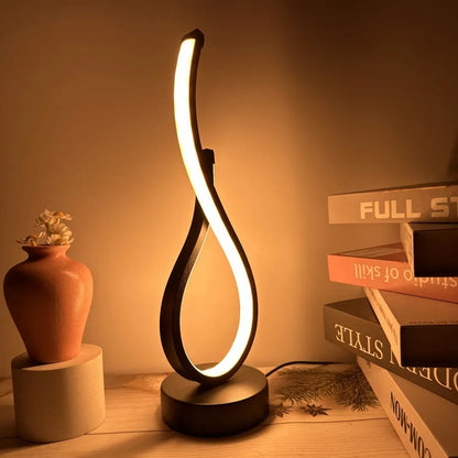 LED Table Lamp Rechargeable Three Color Stepless Dimming