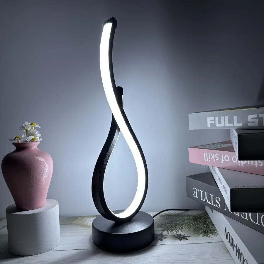 LED Table Lamp Rechargeable Three Color Stepless Dimming