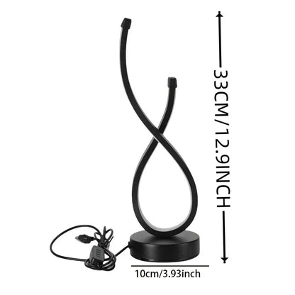 LED Table Lamp Rechargeable Three Color Stepless Dimming