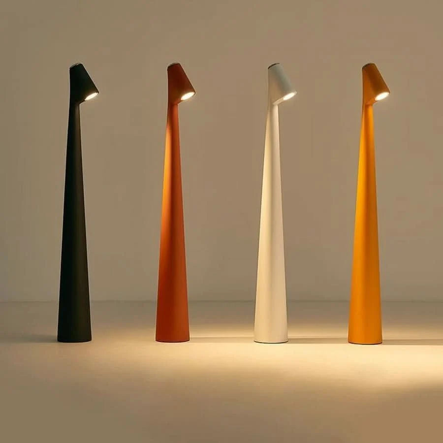 LED Table Lamp Touch-Dimmable Cordless Rechargeable Warm White Light