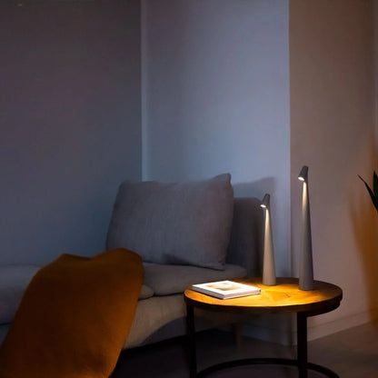 LED Table Lamp Touch-Dimmable Cordless Rechargeable Warm White Light
