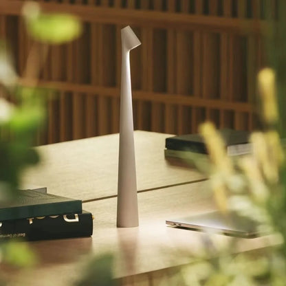 LED Table Lamp Touch-Dimmable Cordless Rechargeable Warm White Light
