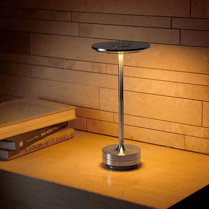 LED Table Lamp Wireless Rechargeable 3-Level Dimmer