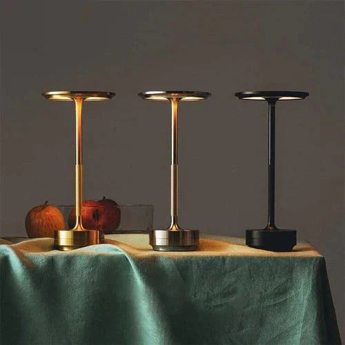 LED Table Lamp Wireless Rechargeable 3-Level Dimmer