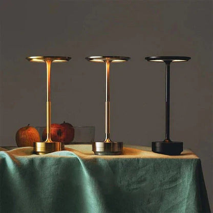 LED Table Lamp Wireless Rechargeable 3-Level Dimmer