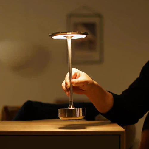 LED Table Lamp Wireless Rechargeable 3-Level Dimmer