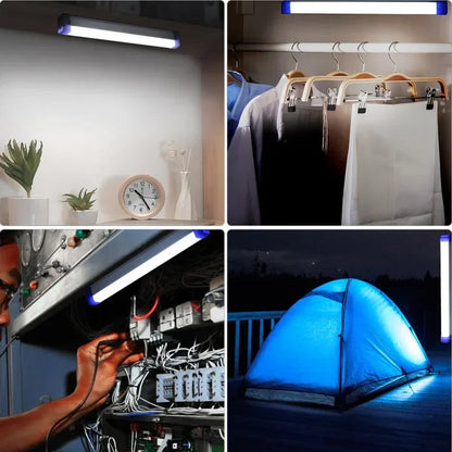 LED Tube Light Dual Mode USB Rechargeable Magnetic Mount