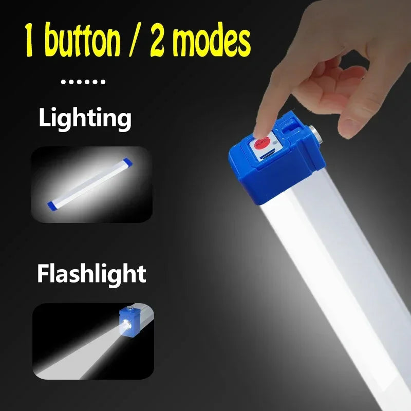 LED Tube Light Dual Mode USB Rechargeable Magnetic Mount