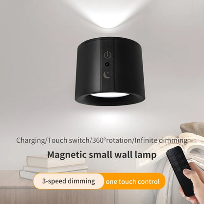 LED Wall Light Dual Heads Touch & Remote Magnetic Base