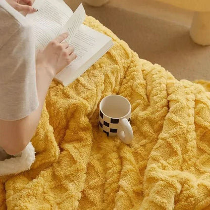 Lambswool Blanket Double-Sided Machine Washable Waterproof