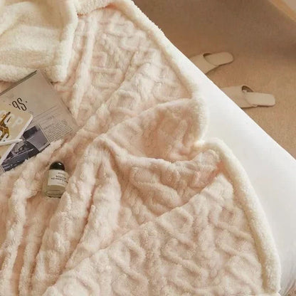 Lambswool Blanket Double-Sided Machine Washable Waterproof