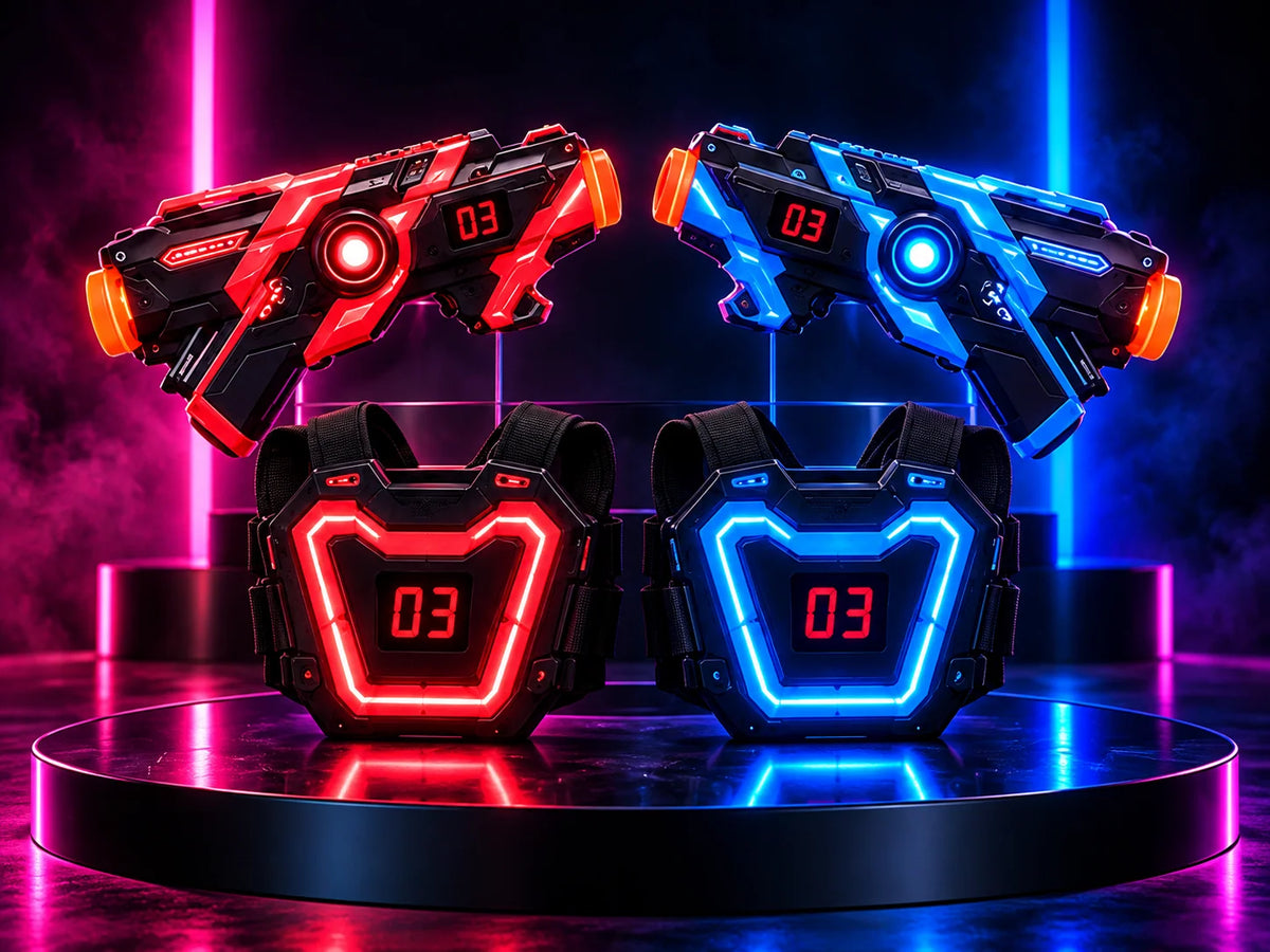 Laser Tag Set Infrared Illuminated Targets Four Firing Modes