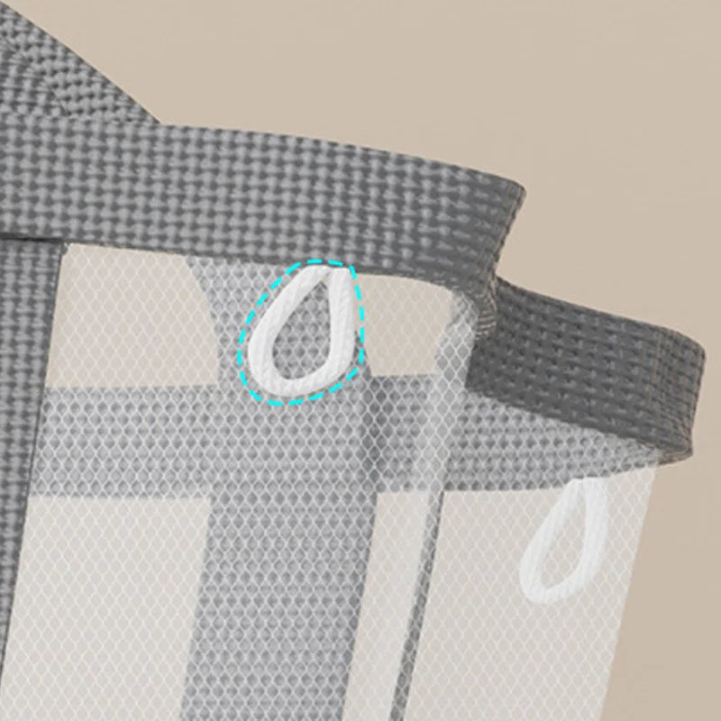 Laundry Basket Foldable Breathable Mesh Large Capacity