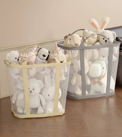 Laundry Basket Foldable Breathable Mesh Large Capacity