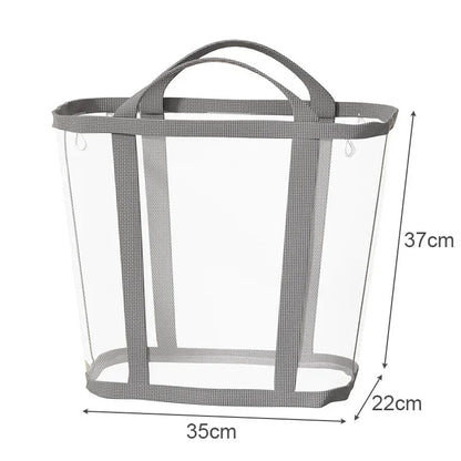 Laundry Basket Foldable Breathable Mesh Large Capacity