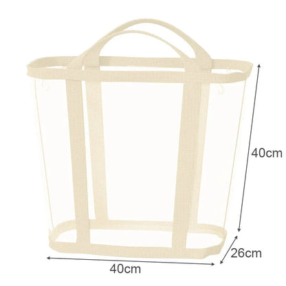 Laundry Basket Foldable Breathable Mesh Large Capacity