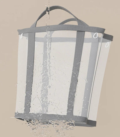 Laundry Basket Foldable Breathable Mesh Large Capacity