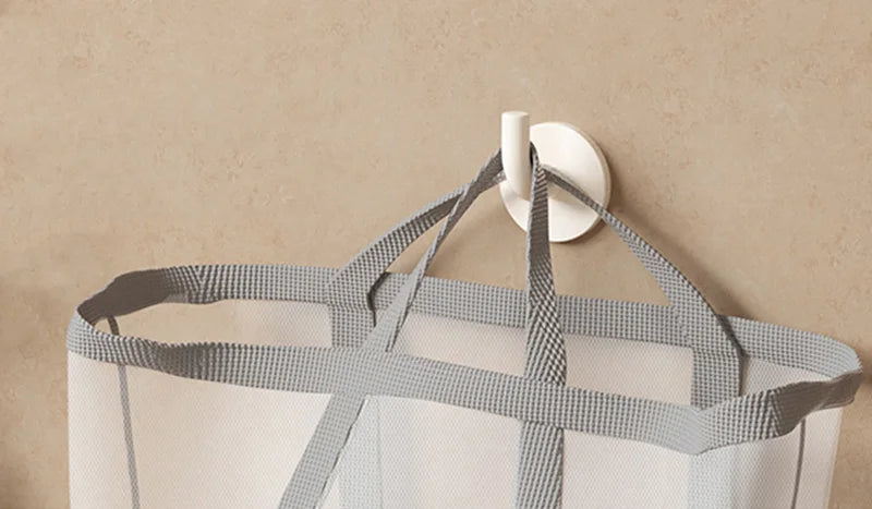 Laundry Basket Foldable Breathable Mesh Large Capacity