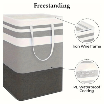 Laundry Basket Foldable Large Capacity Comfortable Handles